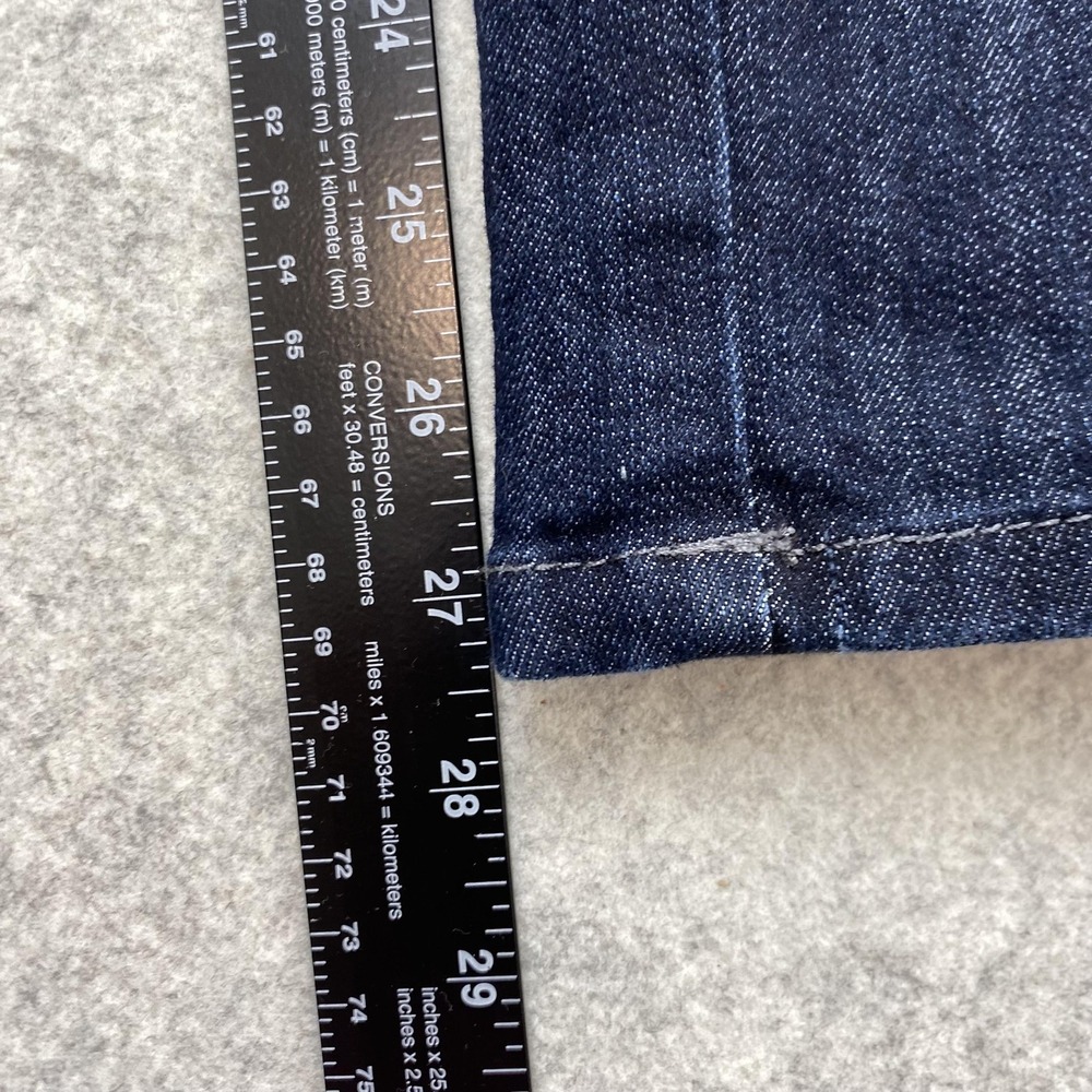 Style&co Womens 10P Jeans (30x27) Petite Blue Dark Wash Straight Leg Denim - Picture 12 of 13